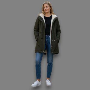 LAUREN RALPH LAUREN Women's sz XS Dark Green Coat Jacket - EXCELLENT CONDITION!